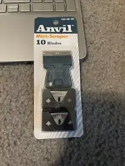 Anvil Mini Scraper with 10 Blades 1004 682 335, Free Shipping