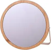 Yardenfun Tabletop Makeup Mirror Portable Cosmetic Mirror with Stable Stand for Bedroom Office and Dressing Table Easy Viewing No Distortion Lightweight Design