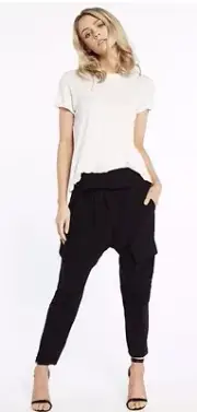 Bardot Belen Pants Size 8 RRP$99.95 Black