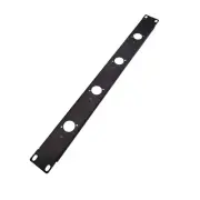 4-Hole 1U Audio Rack Panel Chassis Mount for Neutrik D Size XLR 1/4" TRS SPEAKON