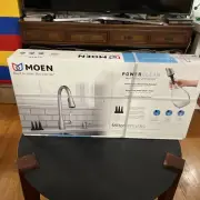 Moen Milton Single-Handle Pull Down Sprayer Kitchen Faucet (87114SRS)