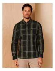 [Reserve] Lachlan Long Sleeve Check Shirt in Brown