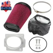 For Yamaha Banshee 350 YFZ350 Pro Flow Airbox Adapter Air Filter Pod Outerwear