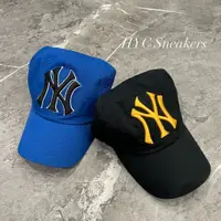 在飛比找蝦皮商城精選優惠-[HYC] MLB 洋基隊 立體刺繡 老帽 鴨舌帽 黑黃 藍