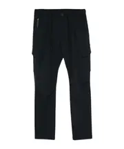 Herno Elastic Drawstring Waist Pants L navy blue