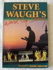 STEVE WAUGH CRICKET SIGNED CRICKET WORLD CUP DIARY BUY AUTHENTIC