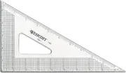 Grid Triangle, 10", 30/60 Degree, Transparent (T-4M)