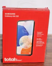 New Total by Verizon Prepaid Samsung Galaxy A14 5G 64GB Black LTE MicroSD