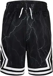 [Jordan] Kids MJ AOP Damond Shorts, Black, 13-15 YAŞ