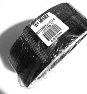 IBT 2-Ply Rough Top Rubber Conveyor Belt 3" x117" Clipper Laced V-Guide