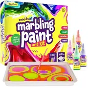 Marbling Paint Art Kit for Kids - Arts & Crafts Gifts for Girls & Boys Ages 6...