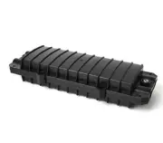 Two in two out 12 core cable splice box small D fiber optic splice waterproof