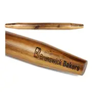 Acacia Rolling Pin Pastry Baking Dough Natural Wood 55x5cm