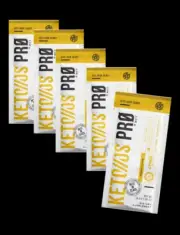 Pruvit Keto OS PRO + MCT ketones BANANA CREAM PRO 5 PACK Exp 4/30/25
