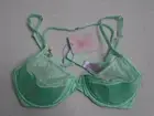 Savagexfenty Nwt Savage X Fenty Strap Up Lace Bra - Teal 34 D