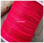 0.5mm 5 yards Premium Genuine Leather Antique Pink Round Cord Thin Leather 4