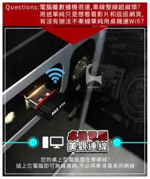 迷你WIFI接收器 無線網路分享 無線基地台 WIFI發射器 隨身USB無線網卡 (2.4折)