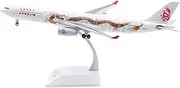 Pre-Built Model Aircraft Scale Aircraft Model 1:200 for Hong Kong DragonAir Dragon Air A330-300 B-HYF 25th Anniversary Metal Airplanes Miniature Airplane Model