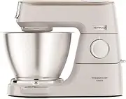 [Kenwood] Titanium Chef Baker, Kitchen Machine with K-Whisk, Stand Mixer with Kneading Hook, Whisk and 5L Bowl, KVC65.001WH, Power 1400W, White