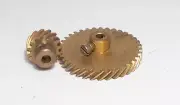 Meccano 35T Helical Gear and 14T Helical Pinion (211a & 211b) - NEW