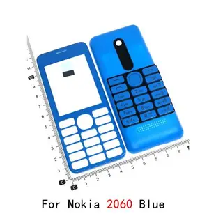 適用于諾基亞206 215手機殼 外殼按鍵盤后殼 2060后蓋 電池蓋