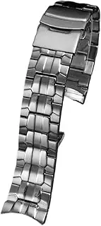 [BMGHXFAR] Fit For Casio EF-550D/PB EF-523 Limited Edition Arc mouth solid stainless steel Bracelet watchband 22mm men's watch strap