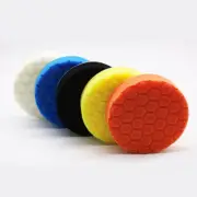 5Pcs 4inch Buffing Sponge Polishing Pad Kit Waxing For Car Polisher
