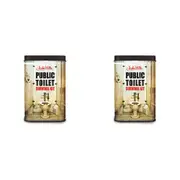 2PK Archie McPhee Public Toilet Survival Kit Toilet Seat Cover/Wipes/Gloves Set