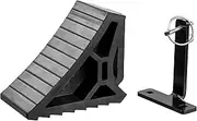BKDK CURT 22803 HD Wheel Chock with Mounting Bracket