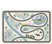 Kids Play Floor Mat - Activity Mat for Kids | Colourful Kids Play Mat | Crawling Mat for Gym | Soft Nursery Rug | Portable Picnic Floor Mat for Infants, Babies, Kle