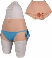 [ZSWN] Realistic Sissy Panties Silicone Hiding Gaff Vagina Panty Camel Toe Control Thong Boxer Underwear for Crossdressers