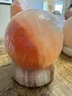 Large Himalayan Salt Lamp Crystal Pink Salt Lamp Healing With Onyx Base