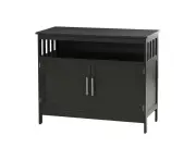 Black Kitchen Sideboard Storage Furniture