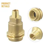 QCC1 Fitting Male Adapter Solid Brass Thread Propane Gas Connector Home Supply