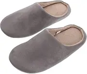 [VALICLUD] Safety Plush Indoor Slippers Non-slip House Shoes for Women Men Soft Bed Slippers Universal Size for Home