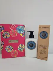 L'Occitane Shea Butter Body Lotion 8.4 oz + Shea Butter Hand Cream 5.2 oz Boxed