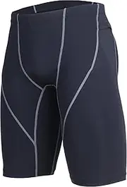 beroy Mens Compression Shorts Training Athletics Workout Tight Sports Base Layer with One Pocket