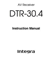 Onkyo Integra DTR-30.4 Amplifier Owners Instruction Manual 100 Page PDF Copy