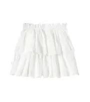 [Molo] Molo Brianna ruffled cotton skirt Y 11/12 white