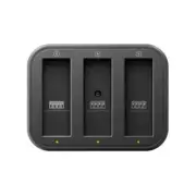 3 Slot Battery Fast Charger Hub For 360 Action Camera Power Sypply Accessory