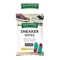 在飛比找momo購物網優惠-【OAKWOOD】運動鞋濕巾16PK(150x200mm)
