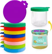 Oui Yogurt Jar Lids - 9 Pack Oui Lids for Yoplait Yogurt Container, Sealed again