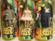 Vintage Austin Powers, Dr. Evil, & Fembot 9" Collectible Poseable Talking Dolls