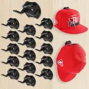 Lrgkcne Adhesive Hat Rack for Wall Baseball Caps 16 Pack Hooks for Hats Strong