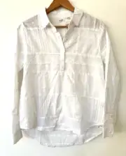 SUNDANCE CATALOG Stowe Patchwork Shirt EXTRA SMALL Orig $138