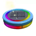Solar LED RGB Light Outdoor Garden Pond Swimming Pool Floating Waterproof Light