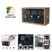 Watch Winder for 4/6/8/12 Automatic Watches, Lockable Automatic Winders with ...