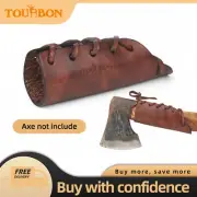 TOURBON Leather Axe Collar Guard Holster Handle Holder Ax Hatchet Neck Protector