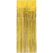 Hollywood Gold Metallic Foil Door Curtain