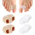 2Pcs Toe Separators Bunion Corrector with 2 Loops Big Toe Spacer Hammer Toe
